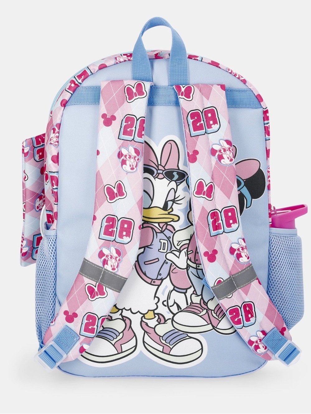 Disney Minnie & Daisy Kids Backpack - Pink, Light Blue & Silver - Picture 2 of 2